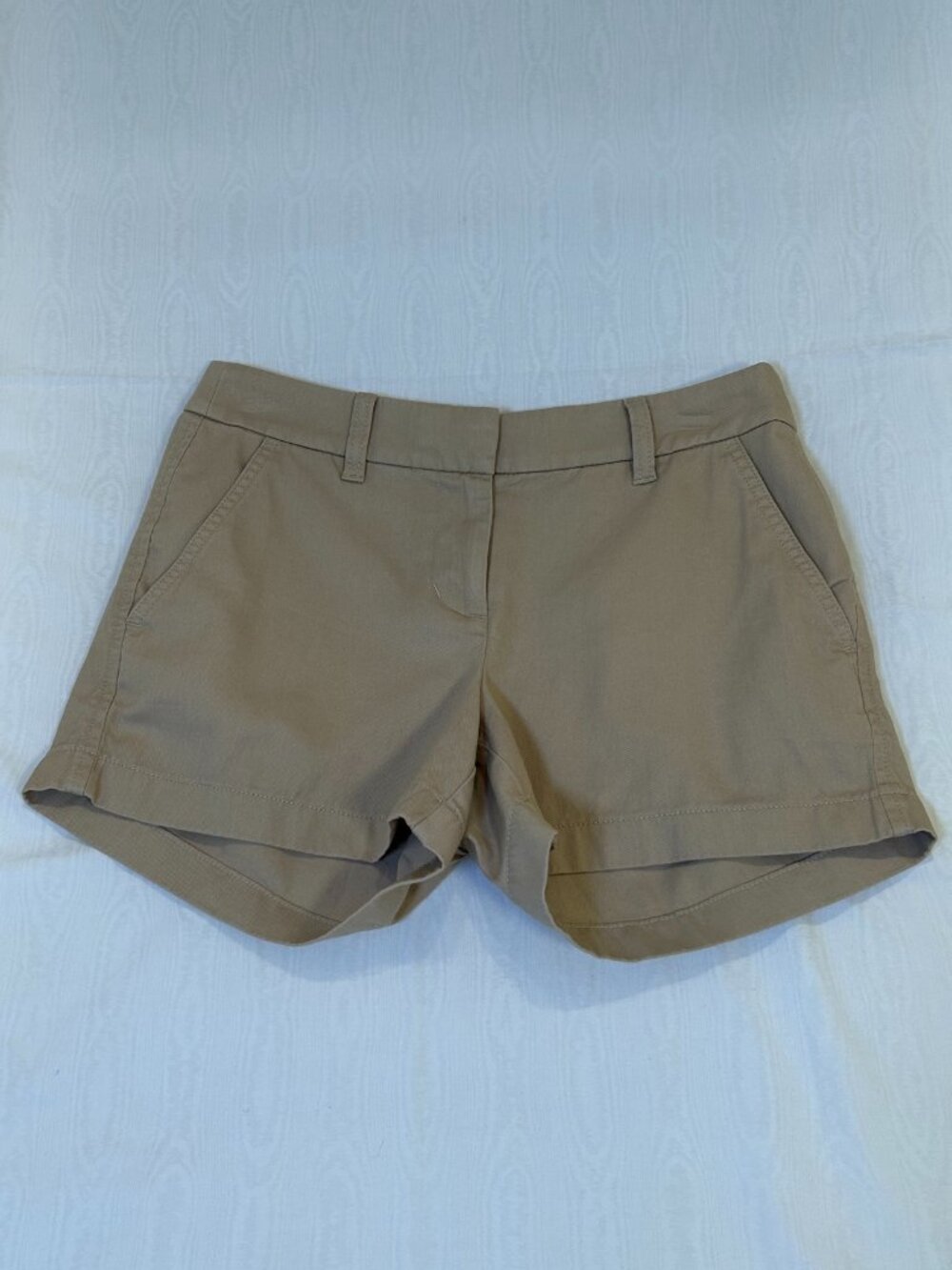 J. Crew Light Khaki Cotton Blend Women's 3.5 inseam ShortsSize 0 NWT
